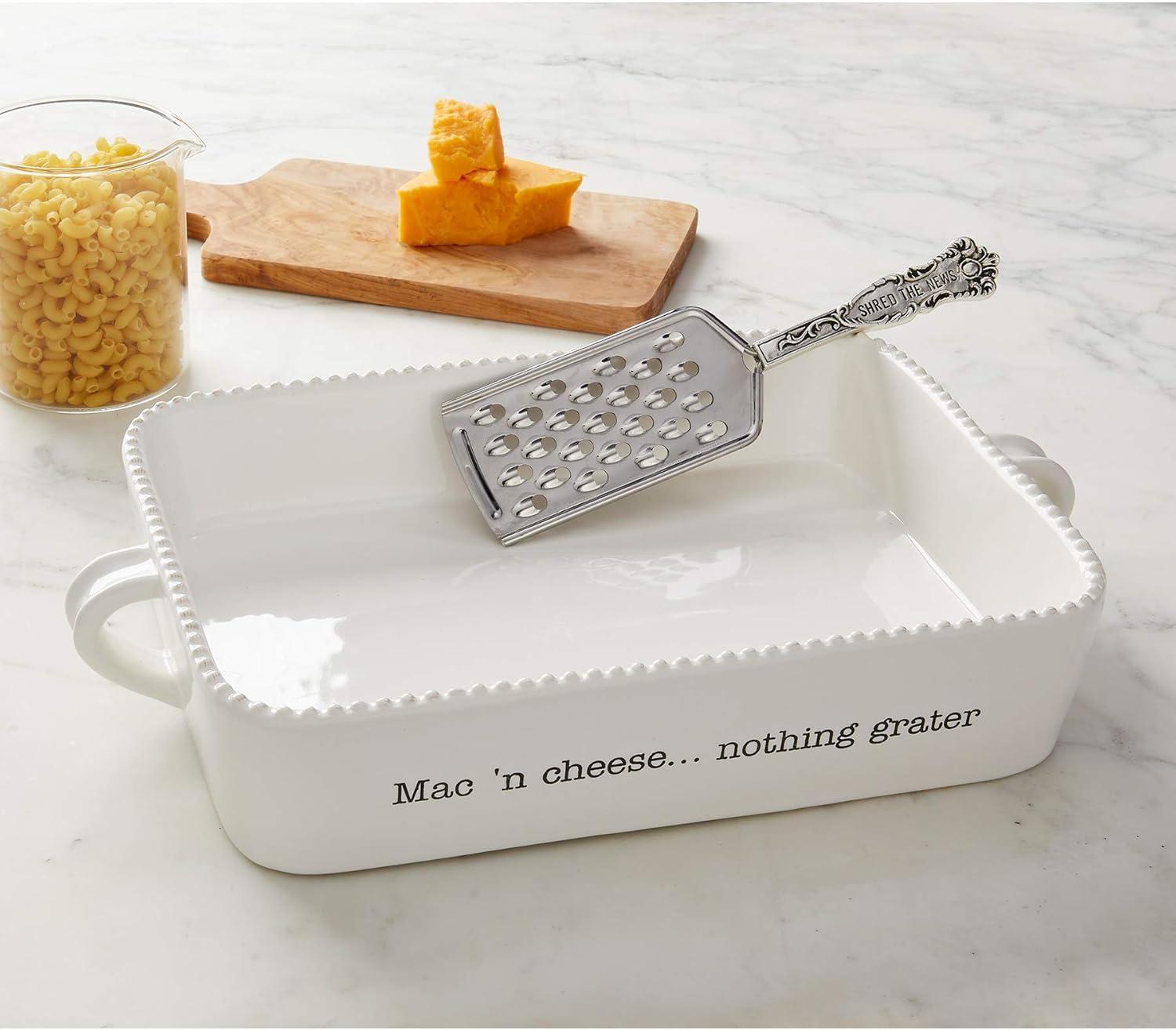 imageMud Pie Macaroni and Cheese Baker and Cheese Grater Serving Set
