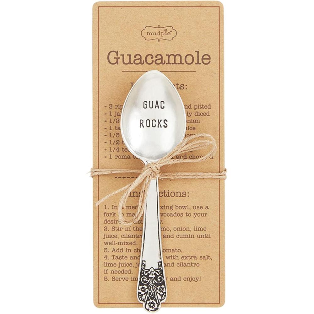 imageMud Pie Fiesta Recipe Spoon Set 35quot QuesoGuacamole