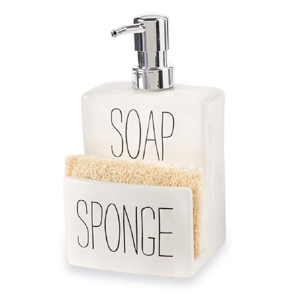 imageMud Pie Soap Pump and Sponge Holder
