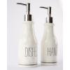 Mud Pie Farmhouse Boxed Hands and Dishes Soap Pump Set(Hands and Dishes)