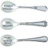 Mud Pie, Silver Circa Salsa Spoon Set 6″ Length