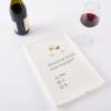 Mud Pie Wine Hand Dish Towel, White