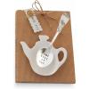Mud Pie Caffeine Coffee Spoon Rest, White(Like It Hot)