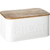 Mud Pie Circa Bread Box white, 5 1/4″ x 12″