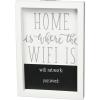 Mud Pie WiFi Home Decor Plaque
