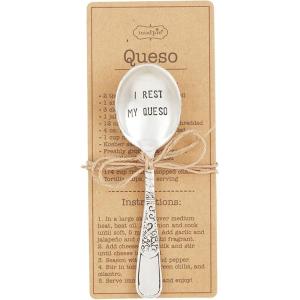 Mud Pie Fiesta Recipe Spoon Set, 3.5″, Queso(Queso)