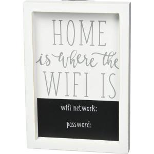 Mud Pie WiFi Home Decor Plaque