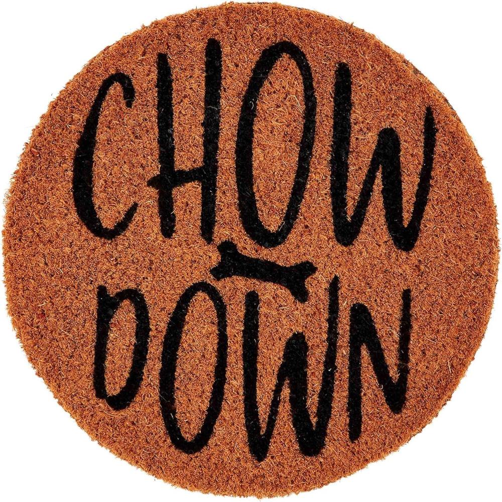 imageMud Pie Coir Pet Bowl Mat Chow