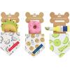 Mud Pie Dog Toy and Bandana Set, Taco