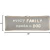 Mud Pie Long Funny Dog Pillows, Every Family(Every Family)