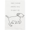 Mud Pie Embroidered Dog Towel, I’m Only Talking, 26″ x 16.5″(Home is Where)