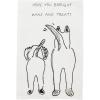 Mud Pie Embroidered Dog Towel, I’m Only Talking, 26″ x 16.5″(Wine and Treats)