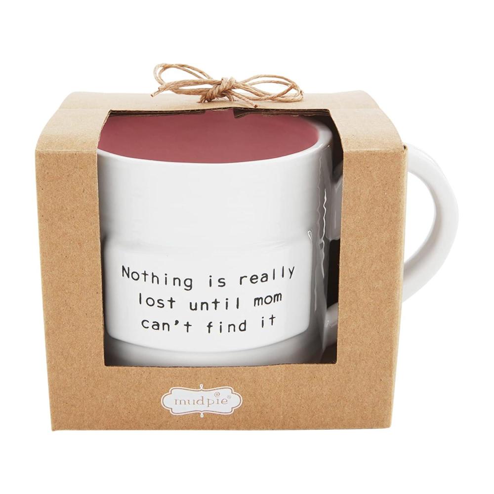 imageMud Pie Mom Sentiment Mug Nothing Mom 16 oz
