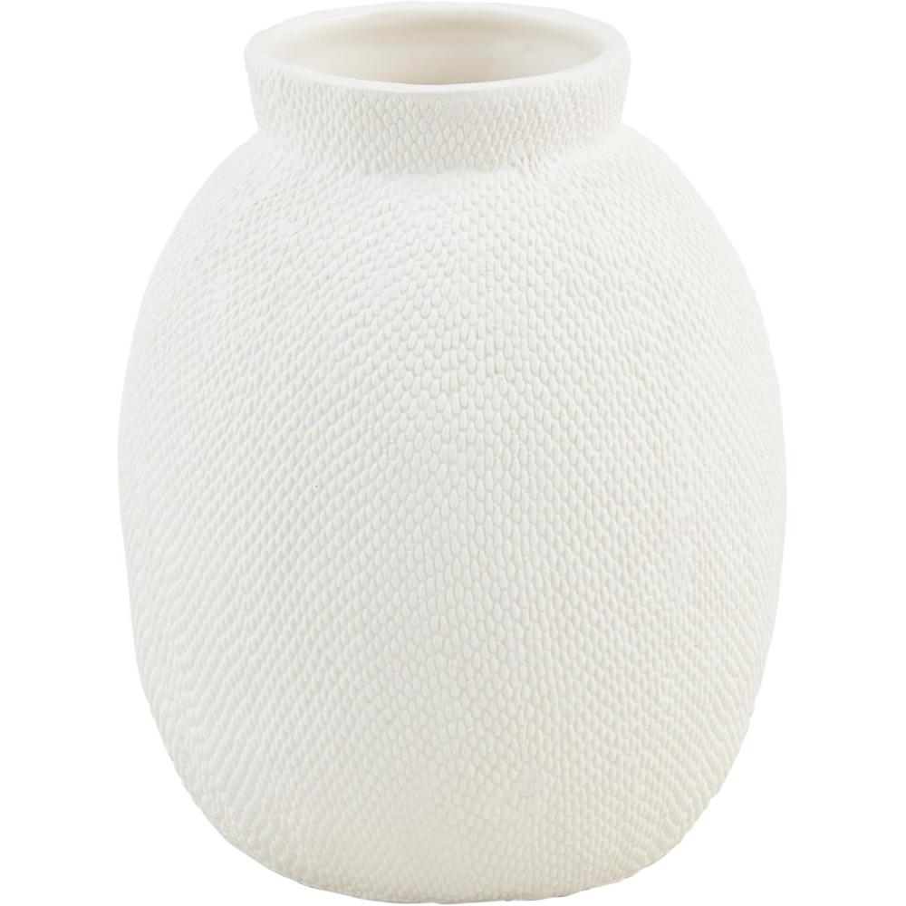 imageMud Pie Short Pressed Textured Vase 8quot x 9quot Dia