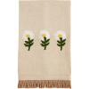 Mud Pie Three Floral Embroidery Towel; 21″ x 14″