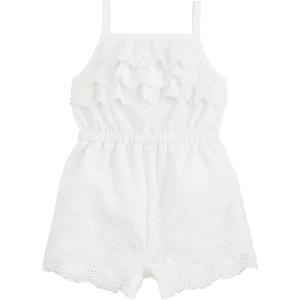 Mud Pie Unisex Baby Baby Girlwhite Eyelet Romper;(White Eyelet)