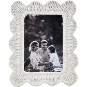 Mud Pie Woven Ceramic Frame; 5X7