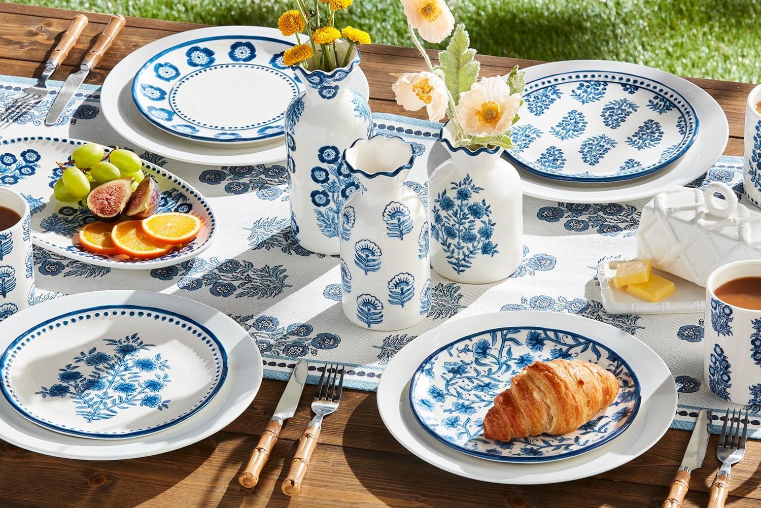 imageMud Pie Bamboo Butter Dish 4 34quot x 7quot