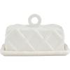 Mud Pie Bamboo Butter Dish; 4 3/4″ x 7″