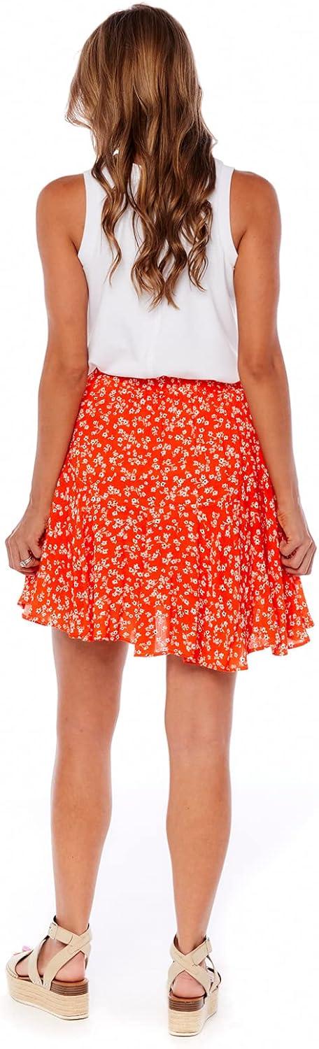 imageMud Pie Kai Womens Flounce SkirtRed