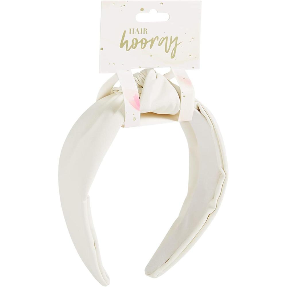 imageMud Pie Braided Floral HeadbandWhite