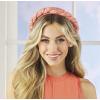 Mud Pie Braided Floral Headband(Coral)
