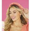 Mud Pie Braided Floral Headband(Coral)