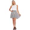 Mud Pie Kai Women’s Flounce Skirt(Black)
