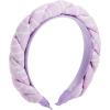 Mud Pie Braided Floral Headband, Lilac