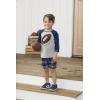 Mud Pie baby-boys Football Shorts SetFootball Shorts Set(Gray)