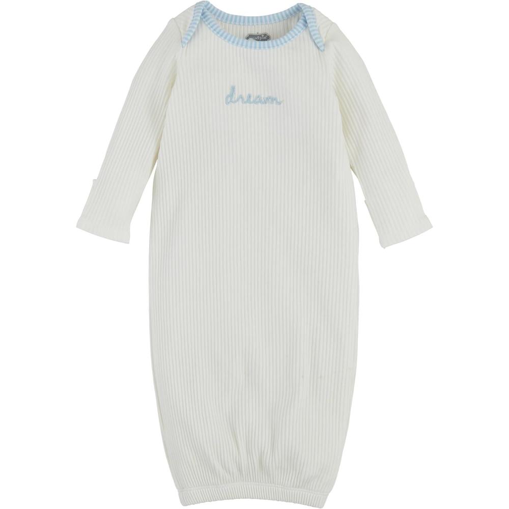 imageMud Pie babyboys Childrens Boy Chainstitch GownIvory