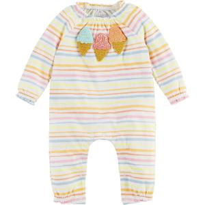 Mud Pie baby-girls Long Sleeves(Ice Cream)