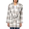 Mud Pie womens Mud Pie Women Hartford Fringe Coat(Grey)
