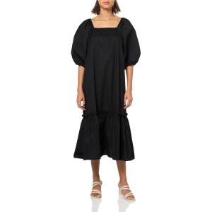 Mud Pie Womens Women Monet Midi Dress(Black)
