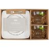 Mud Pie Margarita Gift Box | Includes 2 Margarita Glasses and Lime and Salt Rimmer