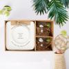 Mud Pie Margarita Gift Box | Includes 2 Margarita Glasses and Lime and Salt Rimmer