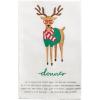 Mud Pie Christmas Dancer Reindeer Poem Towel(Donner)
