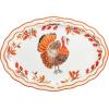 Mud Pie Thanksgiving Turkey Platter(White)