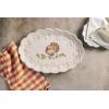Mud Pie Thanksgiving Turkey Platter(White)