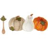 Mud Pie Thanksgiving Pumpkin Triple Tidbit Set
