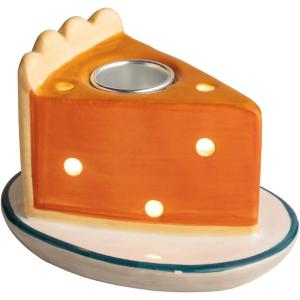 Mud Pie Thanksgiving Pie Light-Up Taper Holder