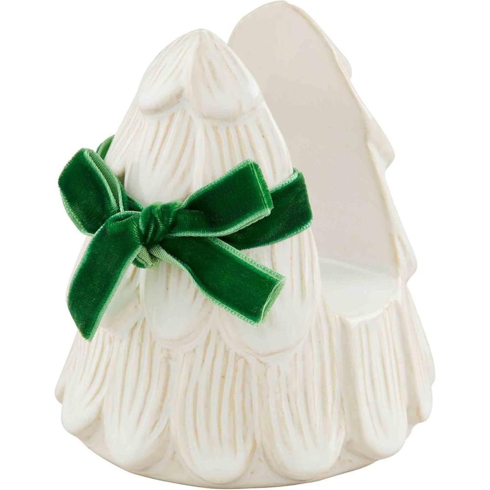 imageMud Pie White Christmas Sponge Holder 3 34quot x 3quot