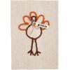 Mud Pie Fall Knotted Towel, Gather, 21″ x 14″(Pumpkin)