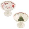 Mud Pie Vintage Christmas Candy Dish, Santa, 4 1/2″ x 5 1/2″ dia