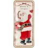 Mud Pie Everything Christmas Plate, Santa Vintage, 4″ x 9″(Santa Vintage)