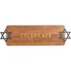 Mud Pie Hanukkah Star Of David Handle Board