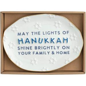 Mud Pie Hanukkah Hanukkah Sentiment Tray