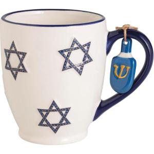Mud Pie Hanukkah Star Of David Icon Mug