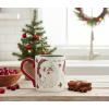 Mud Pie Vintage Christmas Mug, Reindeer, 15 oz(Santa Face)