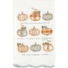 Mud Pie Christmas Hand Towel, Wreath Santa, 16 1/2″ x 26″(Autumn)